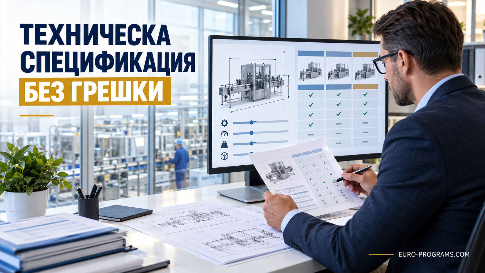 Техническа спецификация за европейски проект без ограничителни изисквания
