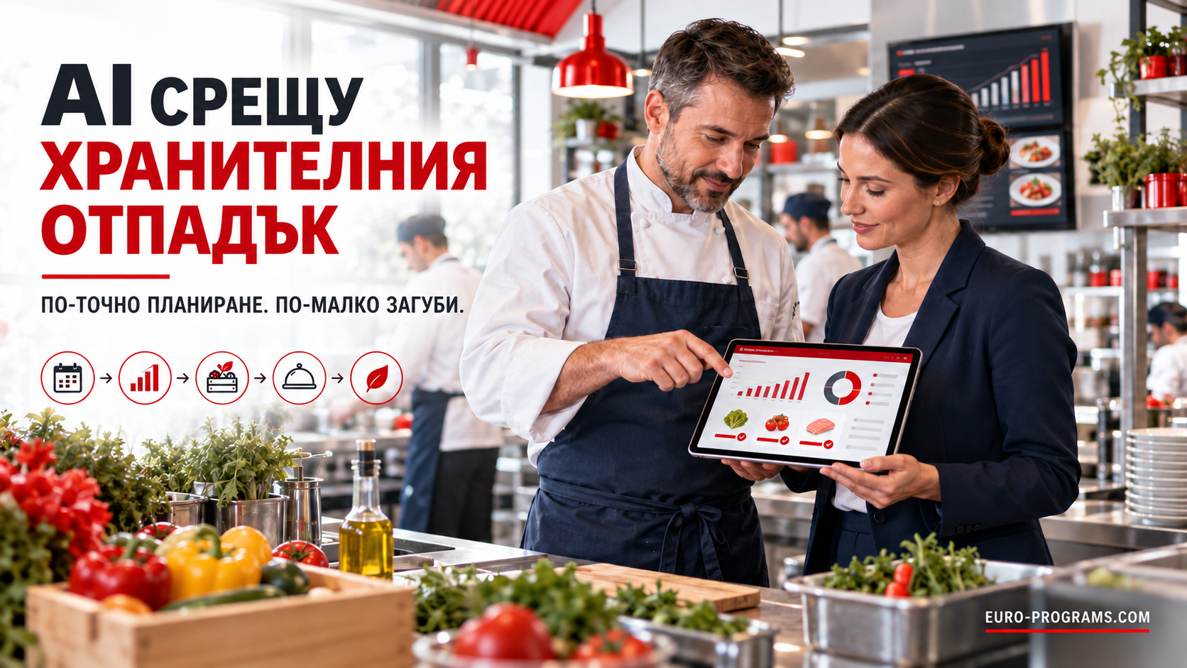 AI за намаляване на хранителните отпадъци в ресторант