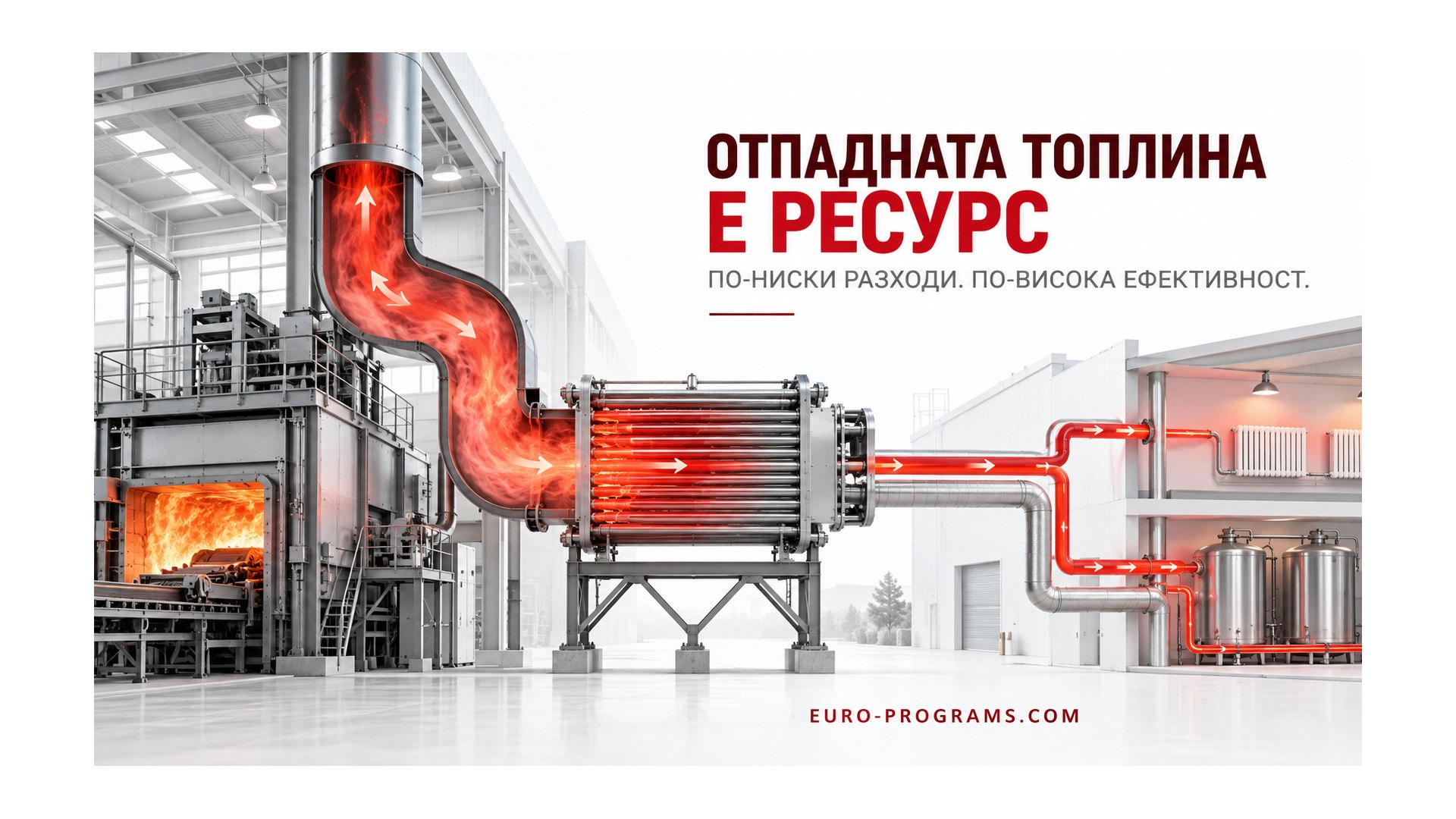 Оползотворяване на отпадна топлина в производствено предприятие
