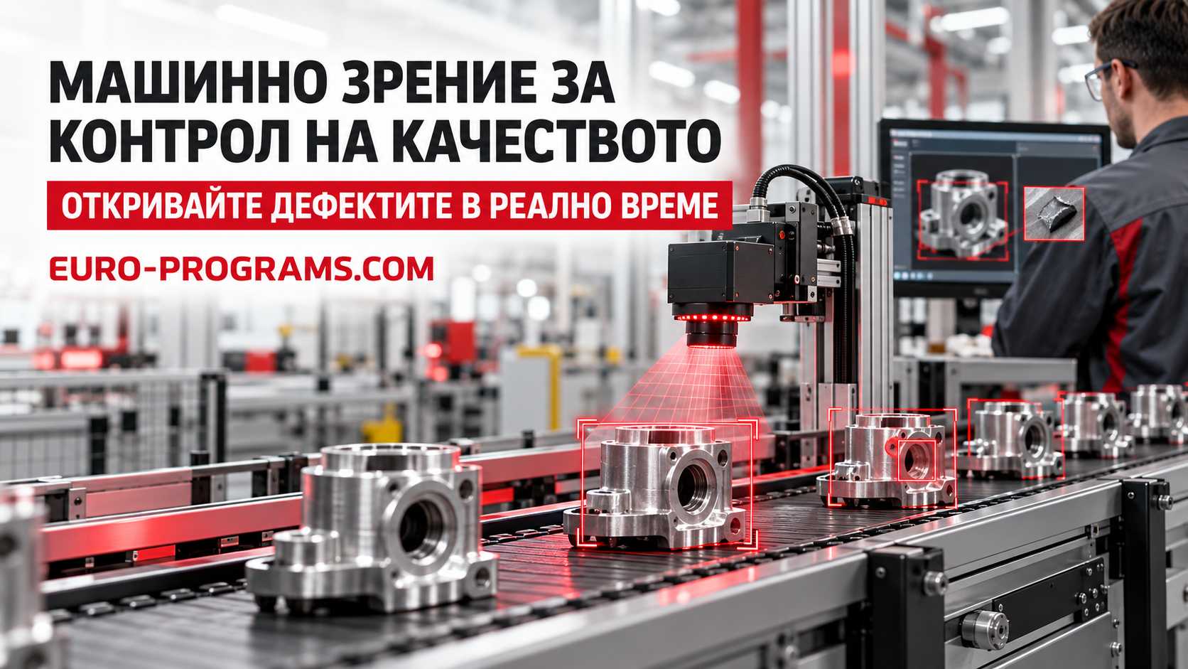 Машинно зрение за контрол на качеството на производствена линия